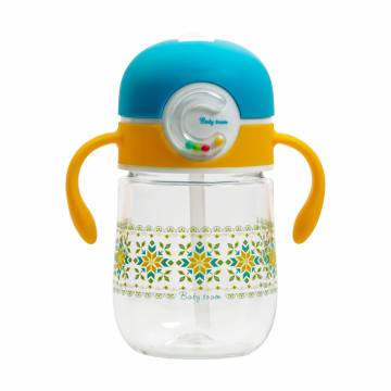 Детский поильник Baby Team с силиконовой трубочкой и ручками, с 9 месяцев, голубовато-оранжевый, 300 мл (5040) Детский поильник Baby Team с силиконовой трубочкой и ручками, с 9 месяцев, голубовато-оранжевый, 300 мл (5040)
