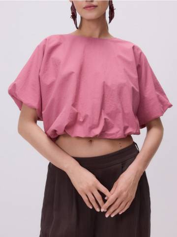 Reserved - LADIES` BLOUSE - пастельний рожевий - RW310-03X Reserved - LADIES` BLOUSE - пастельний рожевий - RW310-03X