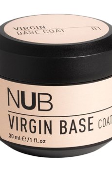 Камуфлирующая каучуковая база для гель-лака NUB Virgin Base Coat 03 Нежный персик, 30 мл