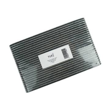 Пилка для ногтей Tufi profi Premium прямая 180/240 грит, черная, 25 шт (0122190) Пилка для ногтей Tufi profi Premium прямая 180/240 грит, черная, 25 шт (0122190)