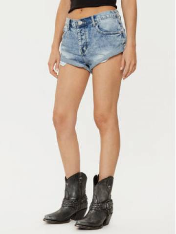 One Teaspoon Джинсові шорти Bandits 26701 Голубий Regular Fit One Teaspoon Джинсові шорти Bandits 26701 Голубий Regular Fit