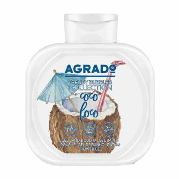 Гель для ванны и душа Agrado Trendy Bubbles Collection Bath & Shower Gel Coco-Loco, 750 мл Гель для ванны и душа Agrado Trendy Bubbles Collection Bath & Shower Gel Coco-Loco, 750 мл
