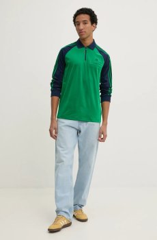 Кофта из велюра adidas Originals Velour Polo