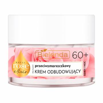 Восстанавливающий крем для лица Bielenda Royal Rose Elixir Face Cream 60+ против морщин, 50 мл Восстанавливающий крем для лица Bielenda Royal Rose Elixir Face Cream 60+ против морщин, 50 мл