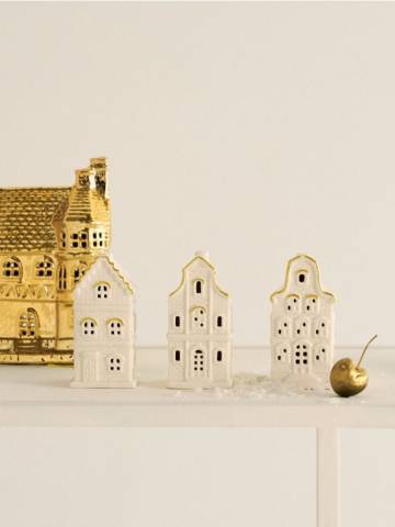 Стояча прикраса 3 шт - кремовий