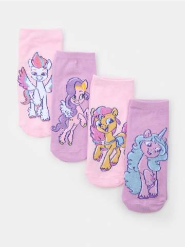 Шкарпетки, 4 пари My Little Pony - різнобарвний Шкарпетки, 4 пари My Little Pony - різнобарвний