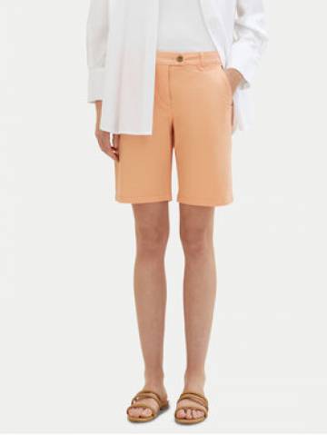 Tom Tailor Шорти з тканини 1040694 Кораловий Regular Fit Tom Tailor Шорти з тканини 1040694 Кораловий Regular Fit