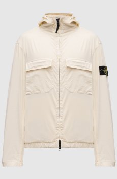 Желтая куртка с логотипом