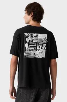 Мужская черная футболка Черный L Levi’s® 87373;0397