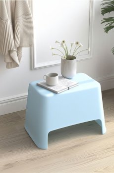 Стілець для ніг - блакитний