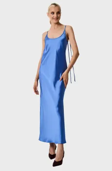 Женское синее платье Синий M ANDRE TAN 41027