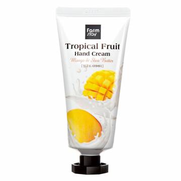 Крем для рук FarmStay Tropical Fruit Hand Cream Avocado с экстрактом манго, 50 мл Крем для рук FarmStay Tropical Fruit Hand Cream Avocado с экстрактом манго, 50 мл