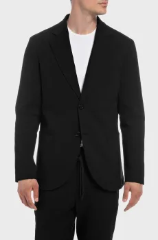 Мужской черный блейзер Черный S Replay M8286 .000.84615