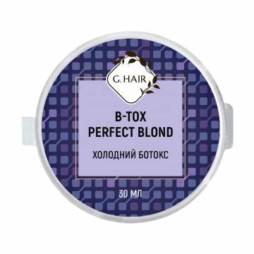 Ботокс для волос Inoar G-Hair B-tox Perfect Blond Идеальный блонд, 30 мл Ботокс для волос Inoar G-Hair B-tox Perfect Blond Идеальный блонд, 30 мл