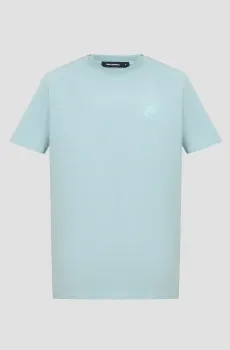 Мужская голубая футболка Голубой S Karl Lagerfeld 551221.755750;600