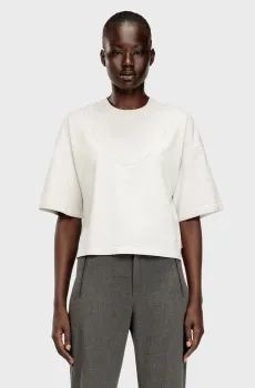 Женская белая футболка T-CROPYN-S1 Белый S Diesel A22647 0JMBJ