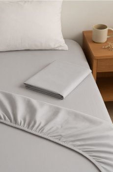 Декоративна плетена подушка з візерунками - сірий