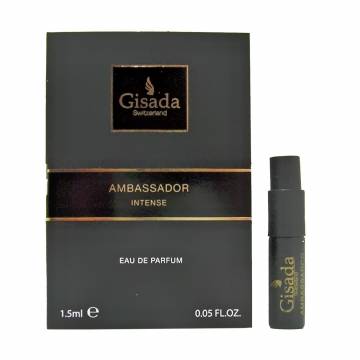 Gisada Ambassador Intense Парфюмированная вода мужская, 1.5 мл (пробник) Gisada Ambassador Intense Парфюмированная вода мужская, 1.5 мл (пробник)