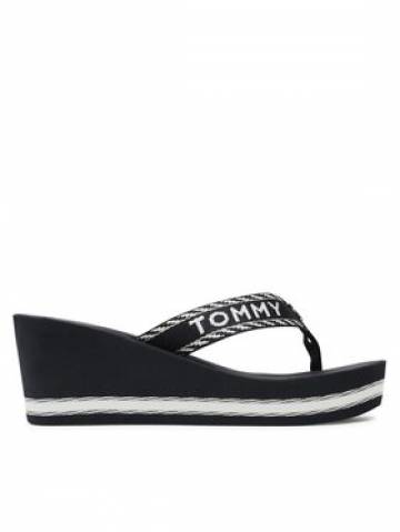 Tommy Hilfiger Вєтнамки Webbing H Wedge Sandal FW0FW07149 Cиній