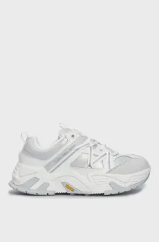 Женские кожаные кроссовки CHUNKY RUN VIBRAM LACE REFL WN Белый 37 Calvin Klein YW0YW01062