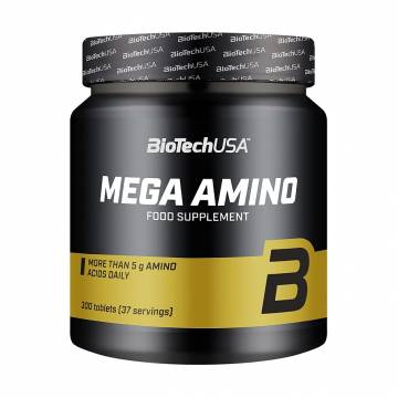 Аминокислоты BioTech USA Mega Amino, 300 таблеток Аминокислоты BioTech USA Mega Amino, 300 таблеток