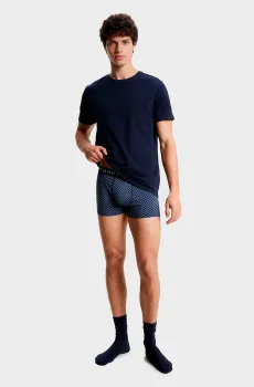 Мужской набор (футболка, боксеры, носки) Синий S Tommy Hilfiger UM0UM02901
