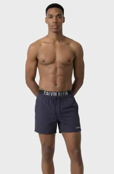 Мужские темно-синие плавательные шорты 5 BOXER INTENSE POWER Черный XXL Calvin Klein LV00N61015