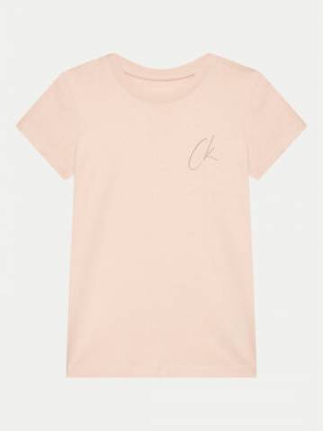 Calvin Klein Jeans Футболка Signage IG0IG02624 Рожевий Slim Fit Calvin Klein Jeans Футболка Signage IG0IG02624 Рожевий Slim Fit