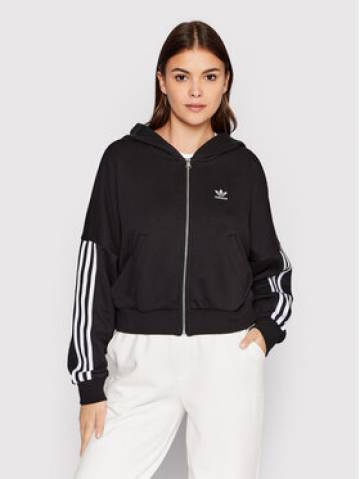 adidas Світшот adicolor HM2130 Чорний Loose Fit adidas Світшот adicolor HM2130 Чорний Loose Fit