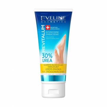 Крем-маска для ног Eveline Cosmetics Revitalum 30% Urea против мозолей и натоптышей, 75 мл Крем-маска для ног Eveline Cosmetics Revitalum 30% Urea против мозолей и натоптышей, 75 мл