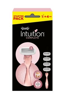Станок для бритья женский Wilkinson Sword Intuition Complete с 4 сменными картриджами