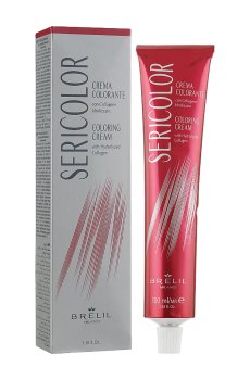 Перманентная краска для волос Brelil SeriColor Coloring Cream 8.0 Intense Light Blonde, 100 мл