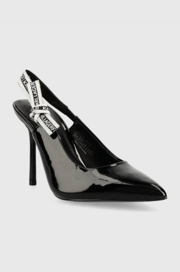 Кожаные туфли Karl Lagerfeld SARABANDE цвет чёрный KL30908 Кожаные туфли Karl Lagerfeld SARABANDE цвет чёрный KL30908