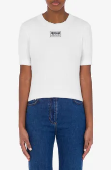 Женский белый топ Белый M Moschino A1211.8766;0001