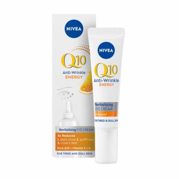 Восстанавливающий крем для кожи вокруг глаз NIVEA Q10 Energy против морщин, 15 мл Восстанавливающий крем для кожи вокруг глаз NIVEA Q10 Energy против морщин, 15 мл