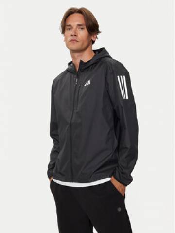 adidas Куртка для бігу Own The Run IN1483 Чорний Slim Fit adidas Куртка для бігу Own The Run IN1483 Чорний Slim Fit