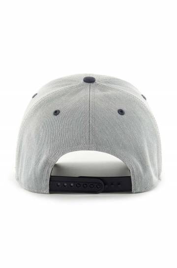 Хлопковая кепка 47 brand MLB New York Yankees цвет серый с аппликацией BCPTN-MLDTT17KHP-GY10 Хлопковая кепка 47 brand MLB New York Yankees цвет серый с аппликацией BCPTN-MLDTT17KHP-GY10