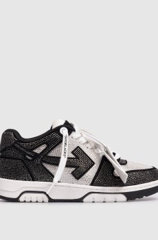 Черные замшевые кроссовки Out of Office Crystal