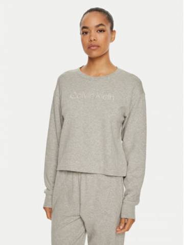 Calvin Klein Сорочка-піжама Relaxed Crew Pullover QS7273E Сірий Regular Fit Calvin Klein Сорочка-піжама Relaxed Crew Pullover QS7273E Сірий Regular Fit