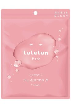 Увлажняющая тканевая маска для лица Lululun Pure Everys Face Mask, 7 шт