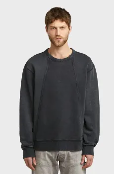 Мужской темно-серый свитшот Wash Серый XL G-Star RAW D27089,E186