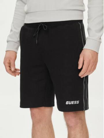 Guess Шорти з тканини Mickey Z4RD04 KB3P2 Чорний Regular Fit Guess Шорти з тканини Mickey Z4RD04 KB3P2 Чорний Regular Fit