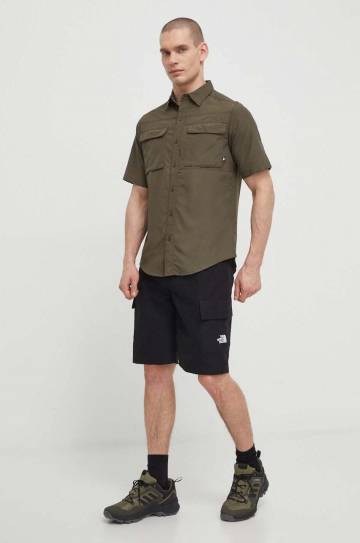 Рубашка The North Face Sequoia мужская цвет зелёный regular классический воротник NF0A4T1921L1 Рубашка The North Face Sequoia мужская цвет зелёный regular классический воротник NF0A4T1921L1