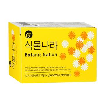 Туалетное мыло Lion Botanic Nation Chamomile Soap с экстрактом ромашки, 100 г