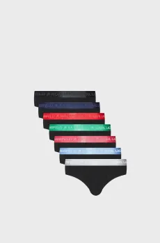 Мужские черные брифы (7 шт) DAY OF THE WEEK Черный S Karl Lagerfeld 235M2103