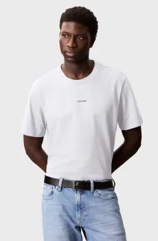 Мужская белая футболка PIQUE NANO Белый XXL Calvin Klein LV04LC241G