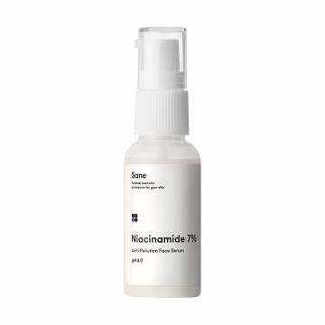 Сыворотка для лица Sane Niacinamide 7% Anti-Pollution Face Serum против токсинов, с ниацинамидом, 30 мл Сыворотка для лица Sane Niacinamide 7% Anti-Pollution Face Serum против токсинов, с ниацинамидом, 30 мл