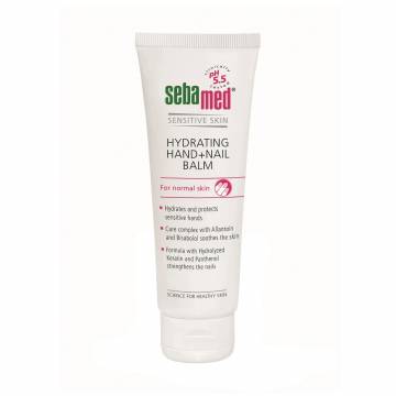 Увлажняющий бальзам для рук и ногтей Sebamed Sensitive Skin Hand + Nail Balm для нормальной кожи, 75 мл Увлажняющий бальзам для рук и ногтей Sebamed Sensitive Skin Hand + Nail Balm для нормальной кожи, 75 мл