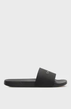 Мужские черные слайдеры ESS MONOBRAND Черный 44 Calvin Klein HM0HM02107
