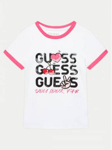 Guess Футболка J4YI08 K6YW4 Білий Regular Fit Guess Футболка J4YI08 K6YW4 Білий Regular Fit